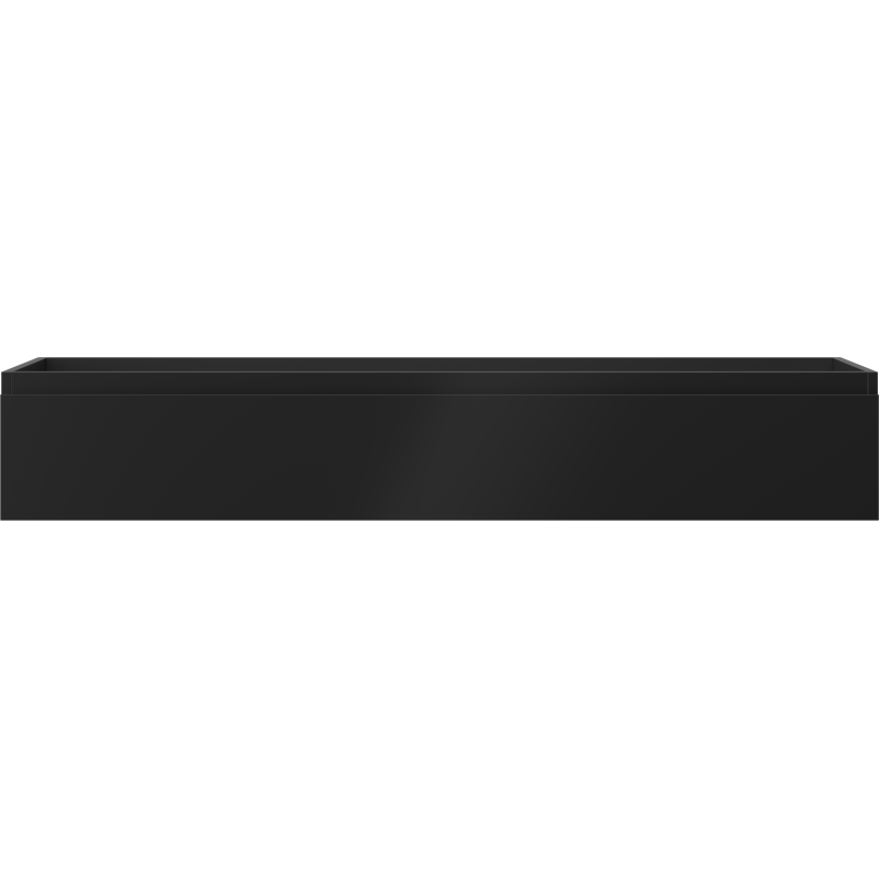 Mexen Orio armario de baño bajo lavabo 140 cm, 1 cajón, negro mate - 91A10-14023-1-BF71