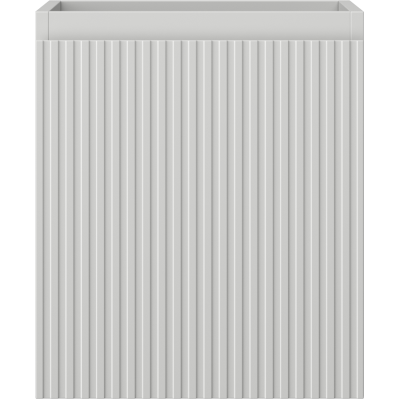 Mexen Rivel Badezimmerschrank unter dem Waschbecken 40 cm, 1 Schublade, gerillt, grau matt - 91A20-04047-1-BF62