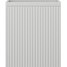 Mexen Rivel Badezimmerschrank unter dem Waschbecken 40 cm, 1 Schublade, gerillt, grau matt - 91A20-04047-1-BF62