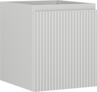 Mexen Rivel bathroom cabinet under the sink 40 cm, 1 drawer, grooved, grey matte - 91A20-04047-1-BF62