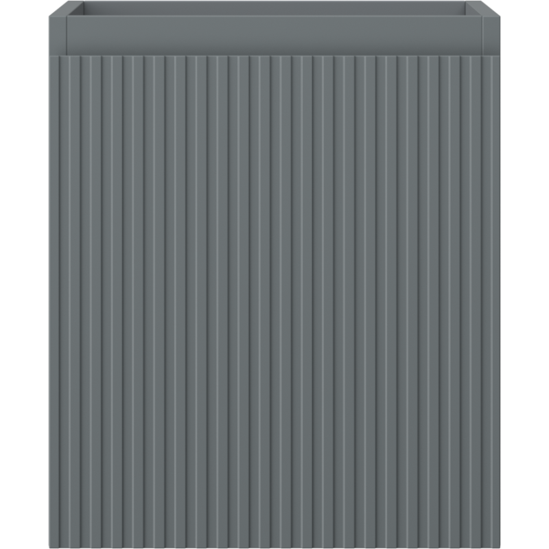 Mexen Rivel armário de casa de banho debaixo do lavatório 40 cm, 1 gaveta, ranhurado, cinzento mate - 91A20-04047-1-BF66