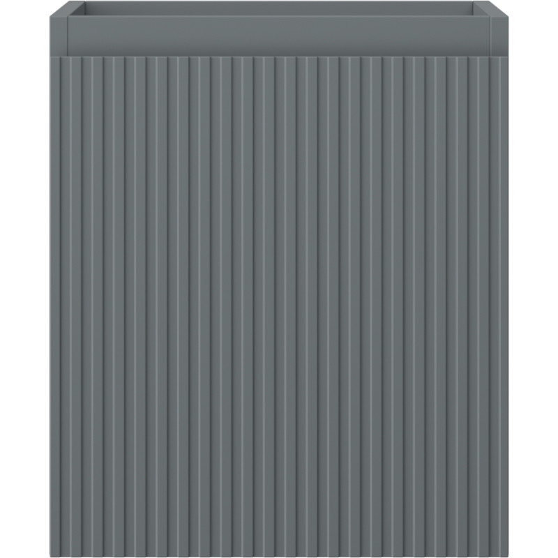 Mexen Rivel vannitoakapp valamu all 40 cm, 1 sahtel, soonitud, hall matt - 91A20-04047-1-BF66
