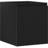 Mexen Rivel armario de baño bajo lavabo 40 cm, 1 cajón, acanalado, negro mate - 91A20-04047-1-BF71