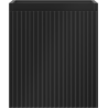 Mexen Rivel Badezimmerschrank 40 cm, 1 Schublade, geriffelt, schwarz matt - 91A20-04047-1-BF71