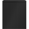 Mexen Rivel badkamerkast onder de wastafel 40 cm, 1 lade, gefreesd, zwart mat - 91A20-04047-1-BF71