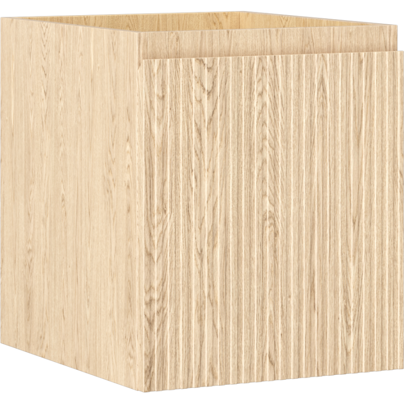 Mexen Rivel Kylpyhuonekaappi pesualtaan alle 40 cm, 1 laatikko, uurrettu, tammi - 91A20-04047-1-BF81