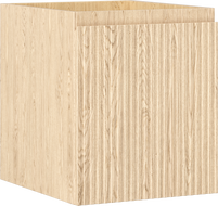 Mexen Rivel Badezimmerschrank 40 cm, 1 Schublade, gerillt, Eiche - 91A20-04047-1-BF81