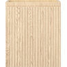 Mexen Rivel meuble de salle de bain sous-lavabo 40 cm, 1 tiroir, rainuré, chêne - 91A20-04047-1-BF81