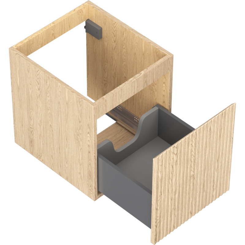 Mexen Rivel vannitoa valamualune kapp 40 cm, 1 sahtel, sooneline, tamm - 91A20-04047-1-BF81