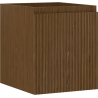 Mexen Rivel Badezimmerschrank unter dem Waschbecken 40 cm, 1 Schublade, gerillt, Nussbaum - 91A20-04047-1-BF86