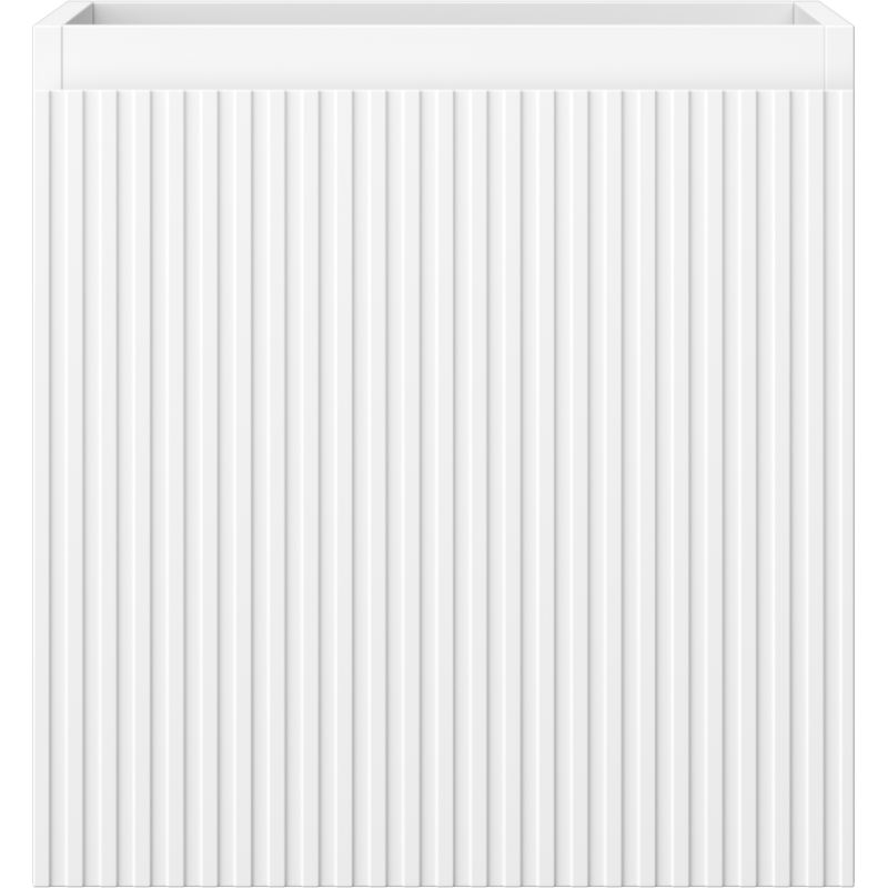 Mexen Rivel meuble de salle de bains sous-lavabo 45 cm, 1 tiroir, rainuré, blanc mat - 91A20-04547-1-BF01