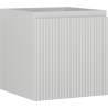 Mexen Rivel bathroom cabinet under-sink 45 cm, 1 drawer, fluted, matte gray - 91A20-04547-1-BF62