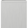 Mexen Rivel bathroom cabinet under-sink 45 cm, 1 drawer, fluted, matte gray - 91A20-04547-1-BF62