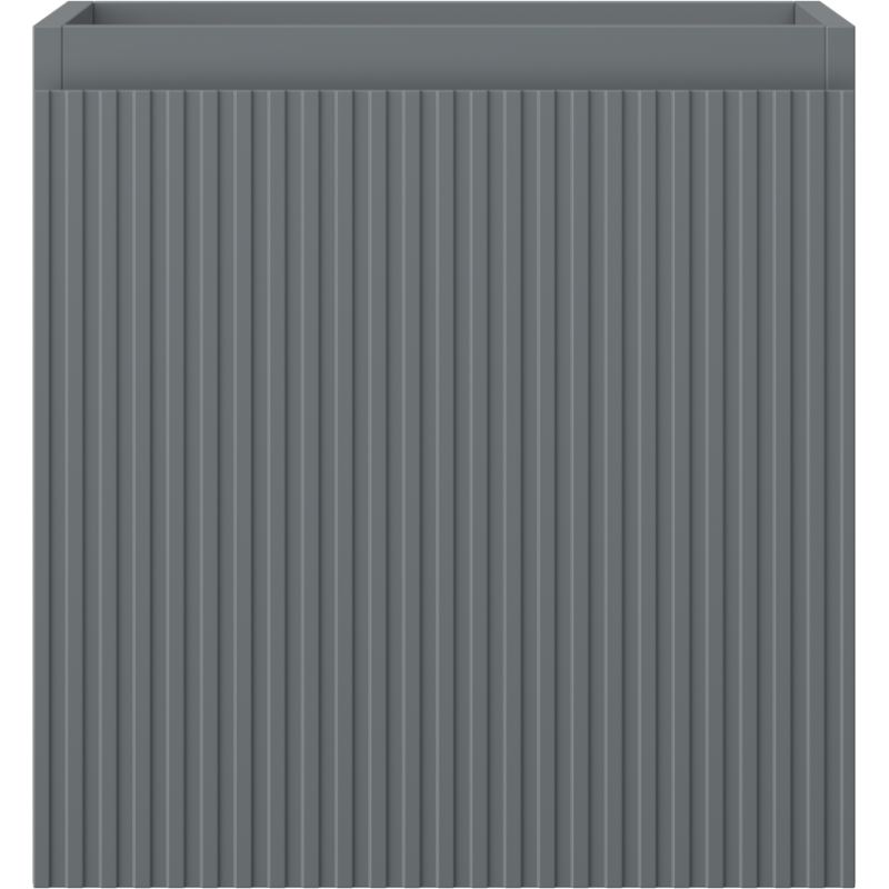 Mexen Rivel armoire de salle de bains sous lavabo 45 cm, 1 tiroir, rainurée, graphite mat - 91A20-04547-1-BF66