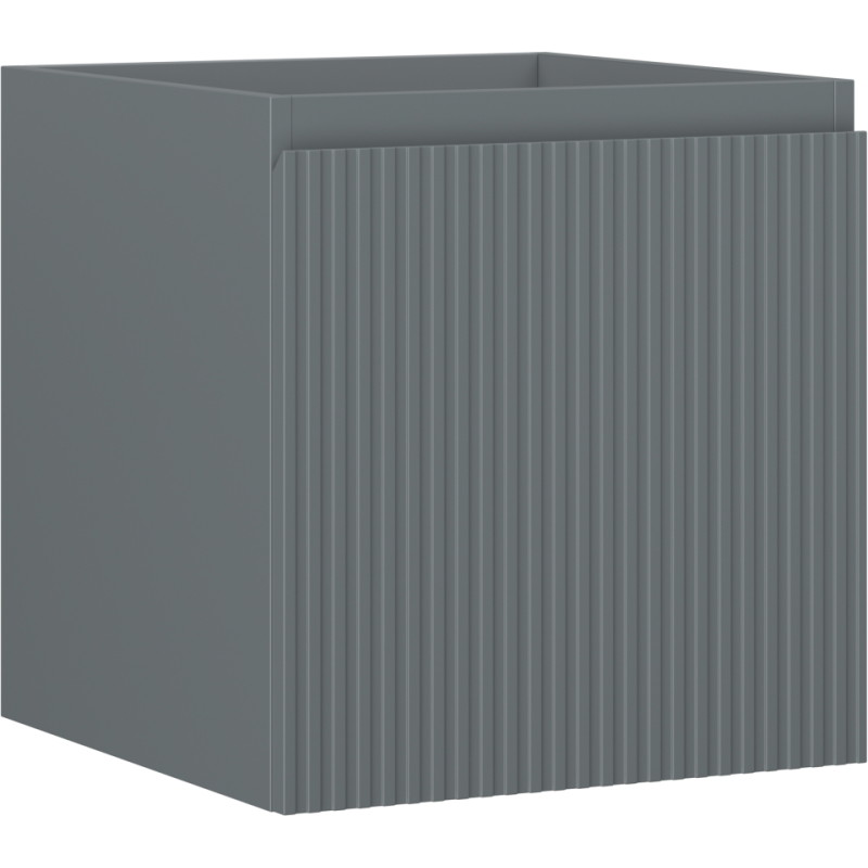 Mexen Rivel vannitoa valamu alune kapp 45 cm, 1 sahtel, sooneline, matt grafiit - 91A20-04547-1-BF66