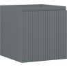 Mexen Rivel meuble de salle de bain sous lavabo 45 cm, 1 tiroir, rainuré, graphite mat - 91A20-04547-1-BF66