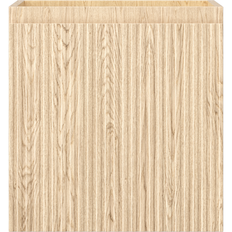 Mexen Rivel badrumsskåp under handfat 45 cm, 1 låda, räfflad, ek - 91A20-04547-1-BF81