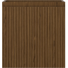 Mexen Rivel Badezimmerschrank für Waschbecken 45 cm, 1 Schublade, geriffelt, Nussbaum - 91A20-04547-1-BF86