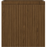 Mexen Rivel badkamerkast onder de wastafel 45 cm, 1 lade, geribbeld, walnoot - 91A20-04547-1-BF86