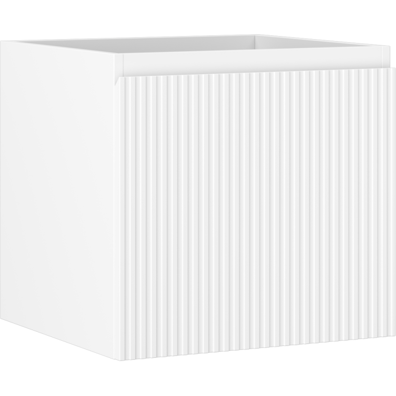 Mexen Rivel mueble de baño bajo lavabo 50 cm, 1 cajón, ranurado, blanco mate - 91A20-05047-1-BF01