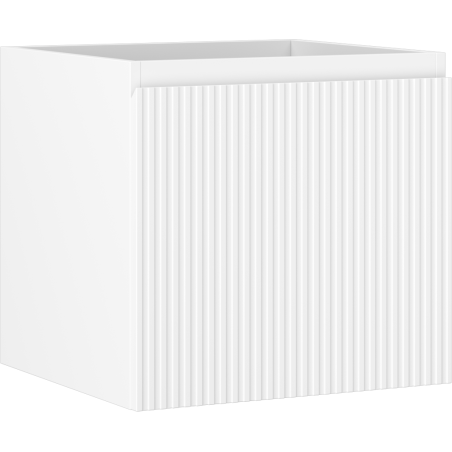 Mexen Rivel mueble de baño bajo lavabo 50 cm, 1 cajón, ranurado, blanco mate - 91A20-05047-1-BF01