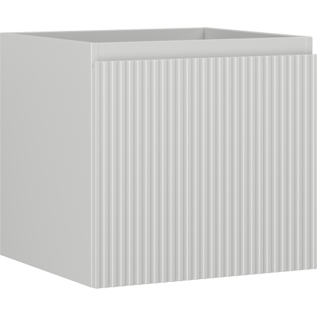 Mexen Rivel Badezimmerschrank unter dem Waschbecken 50 cm, 1 Schublade, geriffelt, grau matt - 91A20-05047-1-BF62