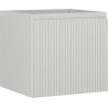 Mexen Rivel Badezimmerschrank unter dem Waschbecken 50 cm, 1 Schublade, geriffelt, grau matt - 91A20-05047-1-BF62