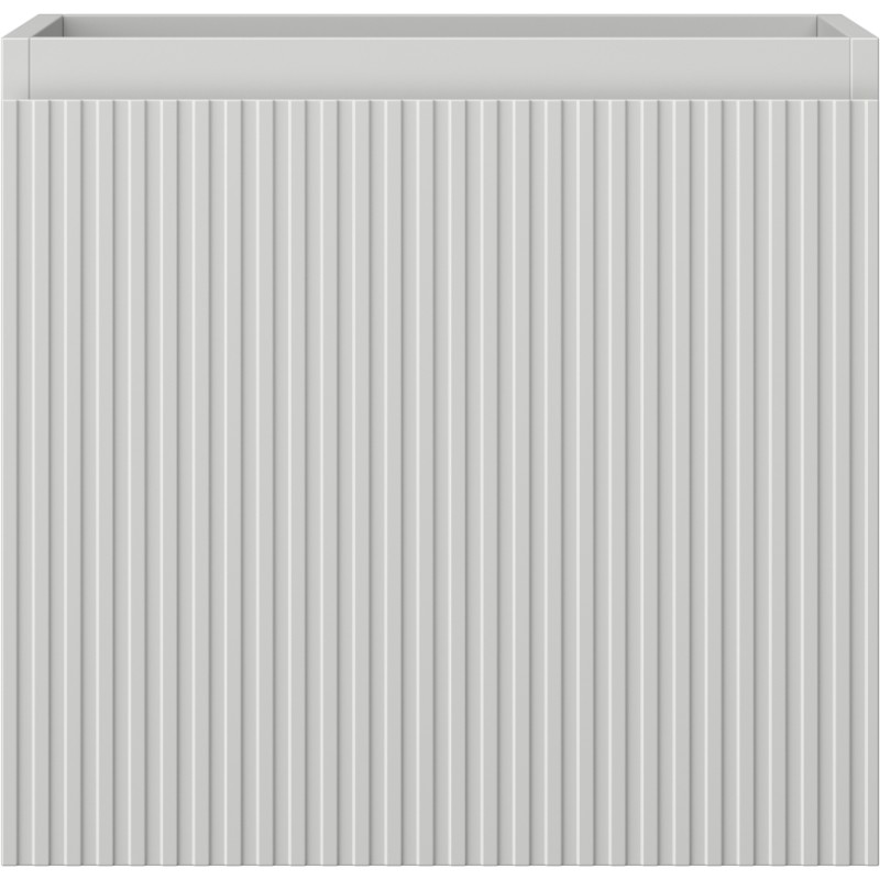 Mexen Rivel ormarić za kupaonicu ispod umivaonika 50 cm, 1 ladica, rebrasta, siva mat - 91A20-05047-1-BF62