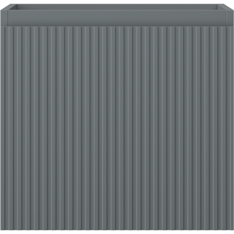 Mexen Rivel mueble de baño bajo lavabo 50 cm, 1 cajón, ranurado, grafito mate - 91A20-05047-1-BF66