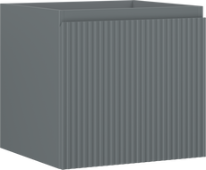 Mexen Rivel vannas istabas skapītis zem izlietnes 50 cm, 1 atvilktne, rievots, grafīta matēts - 91A20-05047-1-BF66