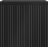 Mexen Rivel meuble de salle de bain sous-vasque 50 cm, 1 tiroir, strié, noir mat - 91A20-05047-1-BF71