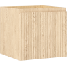 Mexen Rivel bathroom cabinet for a washbasin 50 cm, 1 drawer, fluted, oak - 91A20-05047-1-BF81