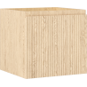 Mexen Rivel szafka łazienkowa podumywalkowa 50 cm, 1 szuflada, ryflowana , dąb - 91A20-05047-1-BF81