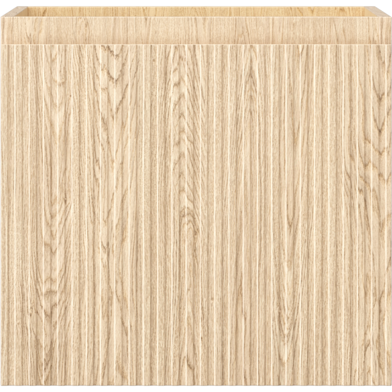 Mexen Rivel badkamerkast onder wastafel 50 cm, 1 lade, geribbeld, eik - 91A20-05047-1-BF81