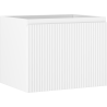 Mexen Rivel vannitoakapp 60 cm, 1 sahtel, rihveldatud, valge matt - 91A20-06047-1-BF01