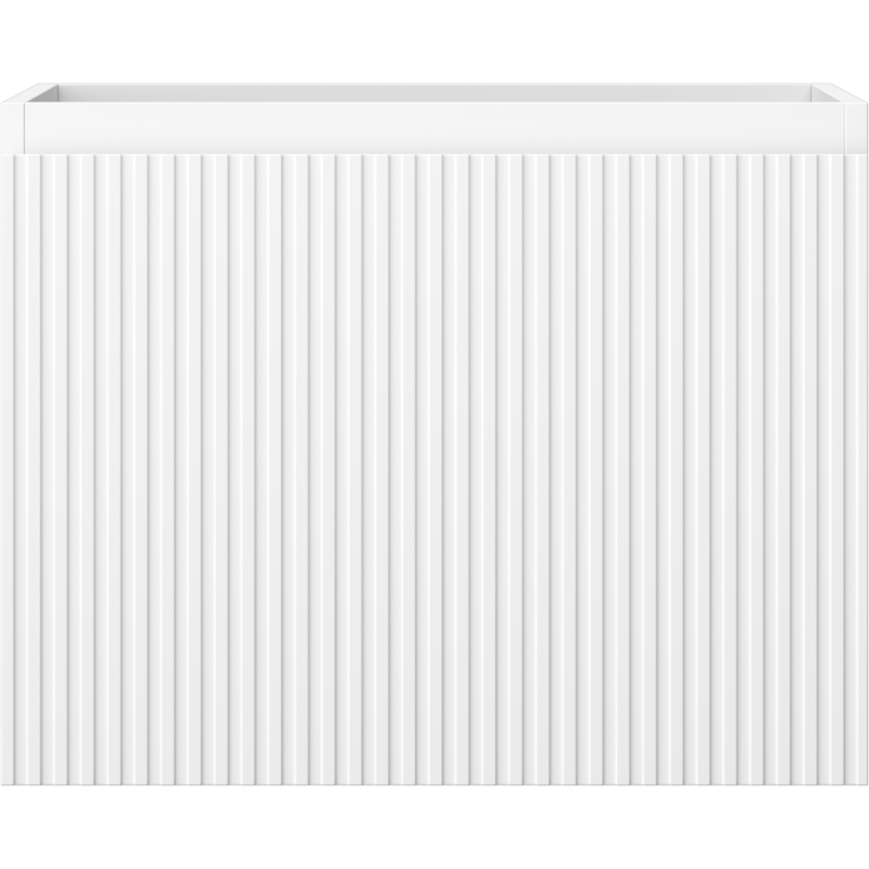 Mexen Rivel armário de casa de banho para lavatório 60 cm, 1 gaveta, ranhurado, branco mate - 91A20-06047-1-BF01