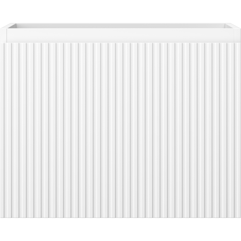 Mexen Rivel gabinete de baño bajo lavabo 60 cm, 1 cajón, ranurado, blanco mate - 91A20-06047-1-BF01