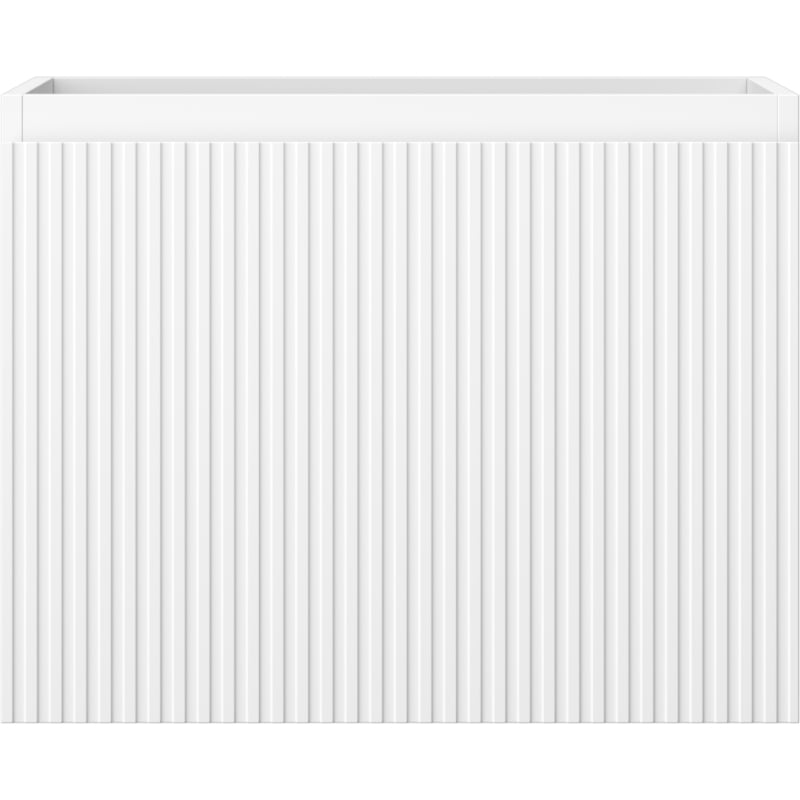 Mexen Rivel vannitoakapp 60 cm, 1 sahtel, rihveldatud, valge matt - 91A20-06047-1-BF01