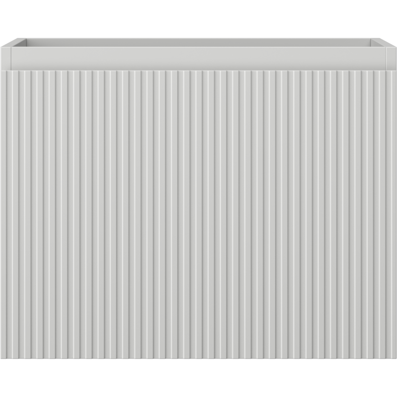 Mexen Rivel Badschrank unter Waschbecken 60 cm, 1 Schublade, geriffelt, grau matt - 91A20-06047-1-BF62