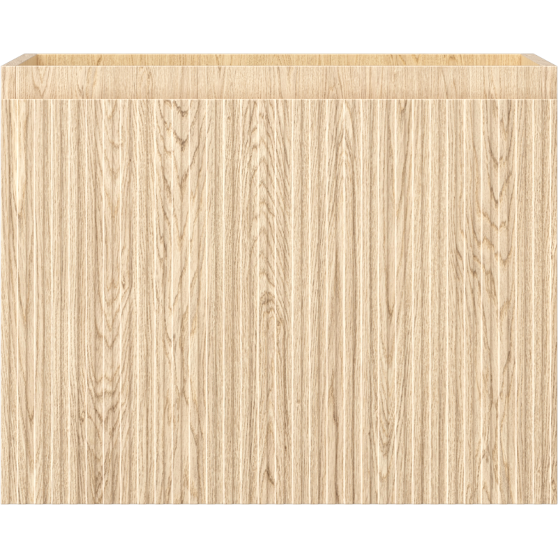 Mexen Rivel mobile da bagno con lavabo 60 cm, 1 cassetto, scanalato, rovere - 91A20-06047-1-BF81