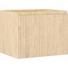 Mexen Rivel szafka łazienkowa podumywalkowa 60 cm, 1 szuflada, ryflowana , dąb - 91A20-06047-1-BF81