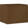 Mexen Rivel Badezimmer-Unterschrank 60 cm, 1 Schublade, gerillt, Nussbaum - 91A20-06047-1-BF86