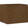 Mexen Rivel kupaonski ormarić ispod umivaonika 60 cm, 1 ladica, rebrasta, orah - 91A20-06047-1-BF86