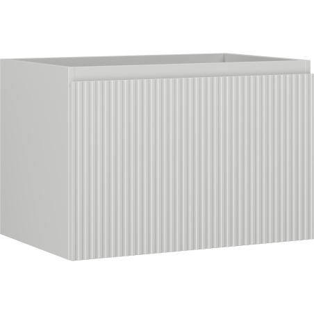 Mexen Rivel Badezimmerschrank unter dem Waschbecken 70 cm, 1 Schublade, gerillt, grau matt - 91A20-07047-1-BF62