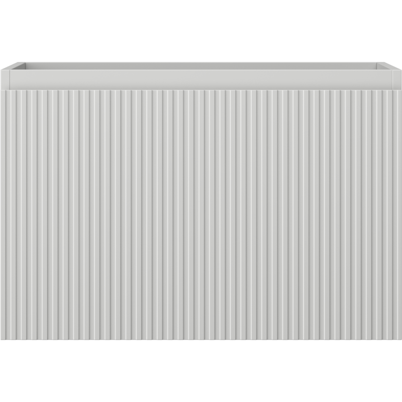 Mexen Rivel meuble de salle de bain sous-lavabo 70 cm, 1 tiroir, rainuré, gris mat - 91A20-07047-1-BF62