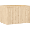 Mexen Rivel Badezimmerschrank 70 cm, 1 Schublade, geriffelt, Eiche - 91A20-07047-1-BF81