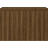 Mexen Rivel meuble de salle de bain sous-lavabo 70 cm, 1 tiroir, rainuré, noyer - 91A20-07047-1-BF86