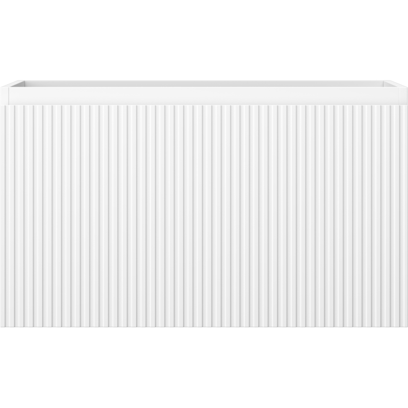 Mexen Rivel armario de baño para lavabo 80 cm, 1 cajón, ranurado, blanco mate - 91A20-08047-1-BF01