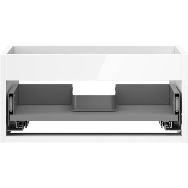 Mexen Box-A Korpus für Waschbeckenschrank 50 cm, 1 Schublade, Weiß Hochglanz - 91AX0-0500-235-1-00