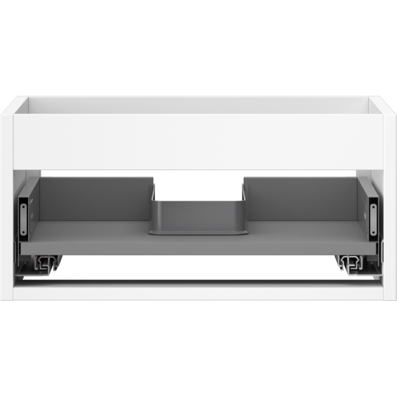 Mexen Box-A corpo de armário de lavatório 50 cm, 1 gaveta, branco mate - 91AX0-0500-235-1-01